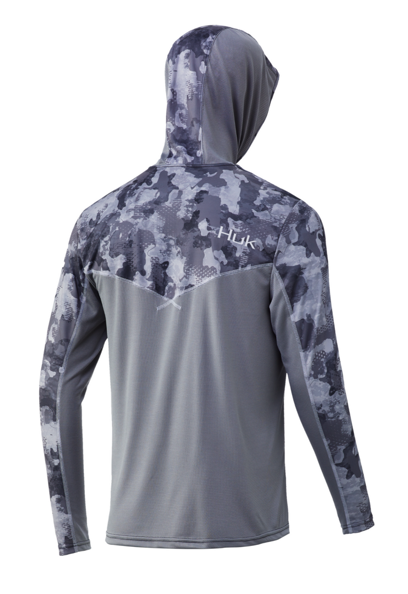 Huk Men's Icon X KC Refraction Camo Hoodie #H1200287 - Dunns Sporting Goods