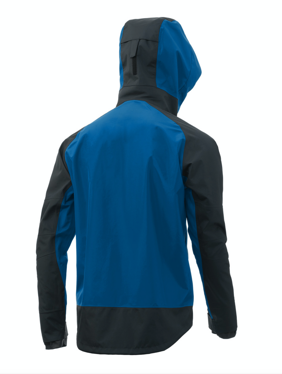 Huk Men's Grand Banks Rain Jacket (Color Erie) (Size: MEDIUM