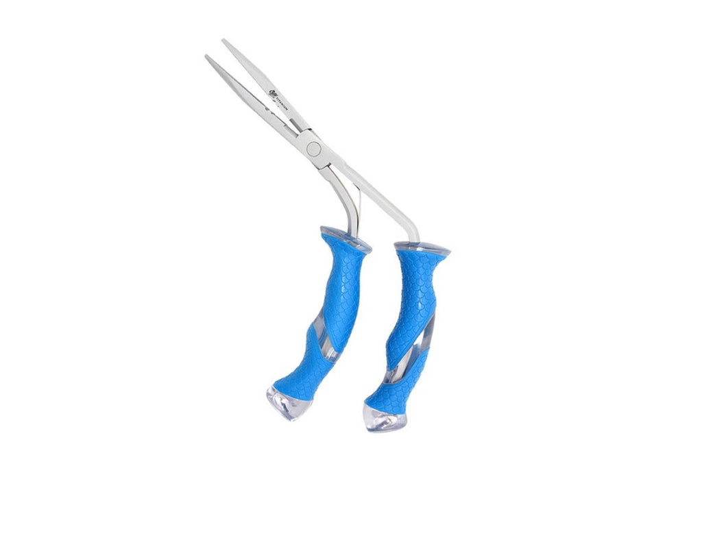 CUDA 8.5 Titanium Bonded Bent Needle Nose PLIERS
